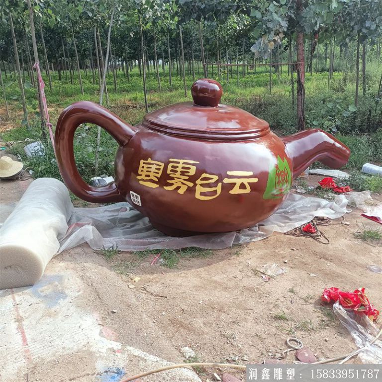 銅雕天壺噴泉構(gòu)造，廠家加工鍛銅天壺